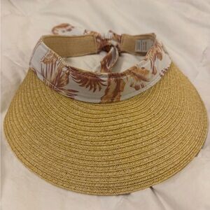 Kooringal Misha Paper Visor Hat 57cm Adjustable Tropical